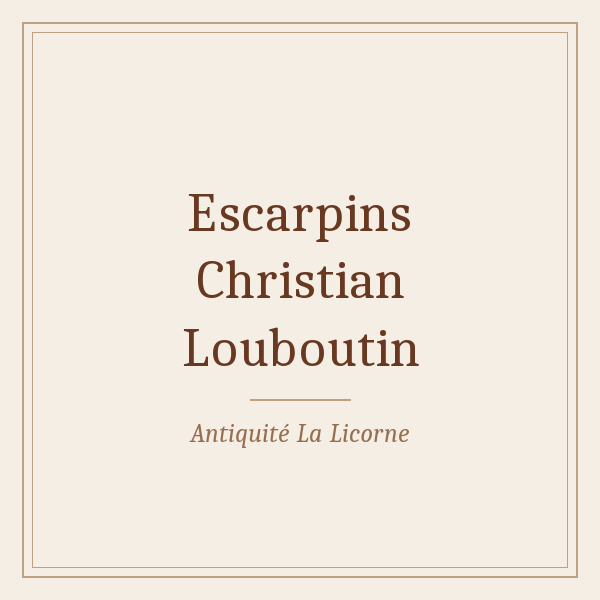 Escarpins Christian Louboutin